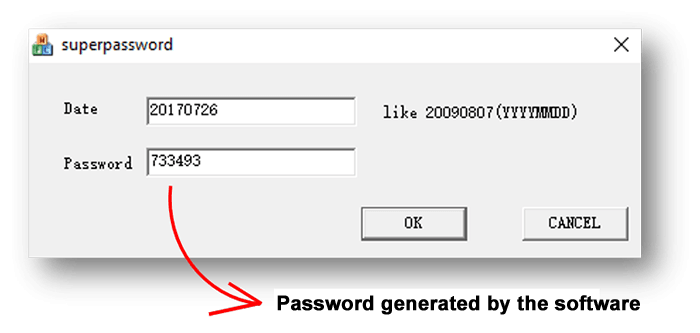 DVR password generator example